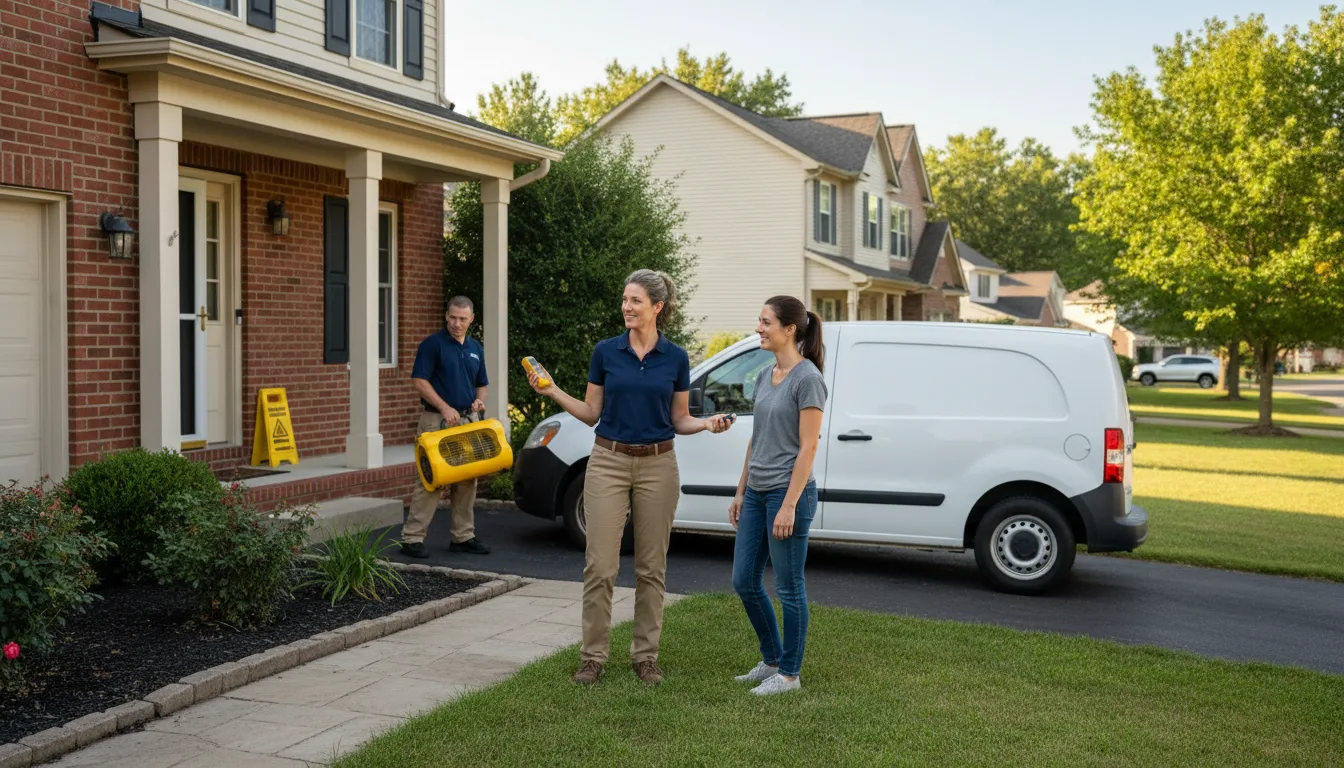 Residential water damage restoration in Glenbrook, NV